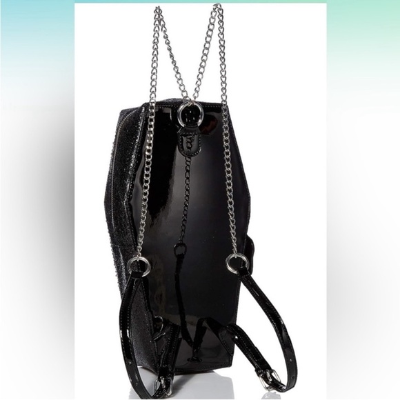 Betsey Johnson Gothic Black Backpack - Picture 3 of 14